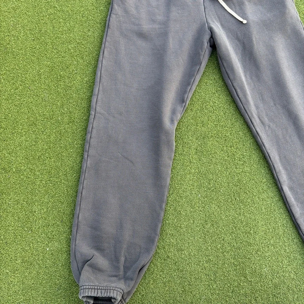 Les Tien Gray Classic Sweatpants Men Small Heavyweight Fleece Cotton USA Made